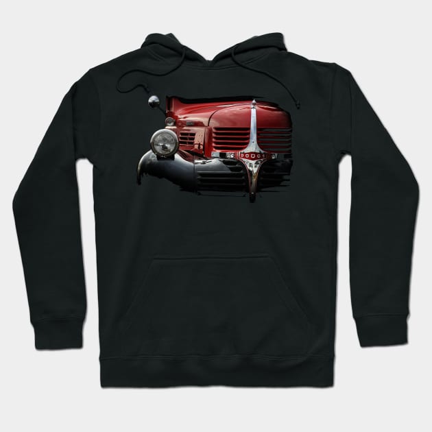 1947 Dodge Pickup - black Hoodie by mal_photography